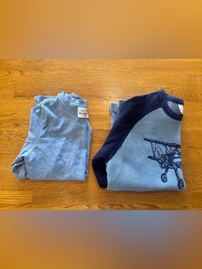 Hanna Andersson Boys 10-12 Long Sleeve Kids T-Shirt Bundle